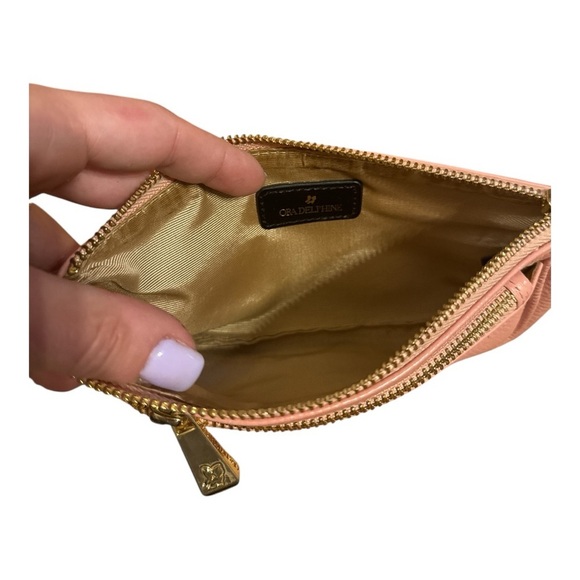 Pink Leather Wristlet - Picture 3 of 3